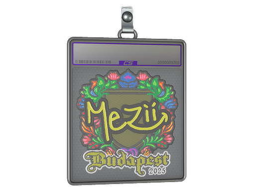 Sticker Slab | mezii (Embroidered) | Budapest 2025