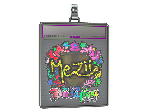 Sticker Slab | mezii (Holo) | Budapest 2025