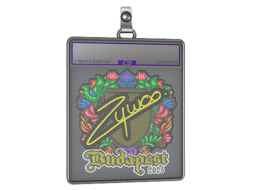 Sticker Slab | ZywOo (Embroidered) | Budapest 2025