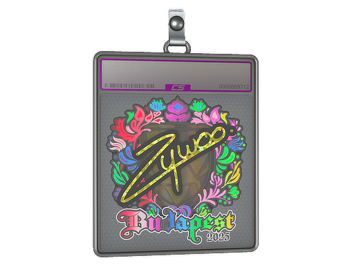 Sticker Slab | ZywOo (Holo) | Budapest 2025