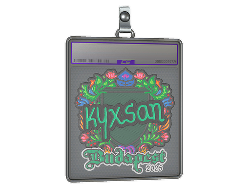Sticker Slab | kyxsan (Embroidered) | Budapest 2025