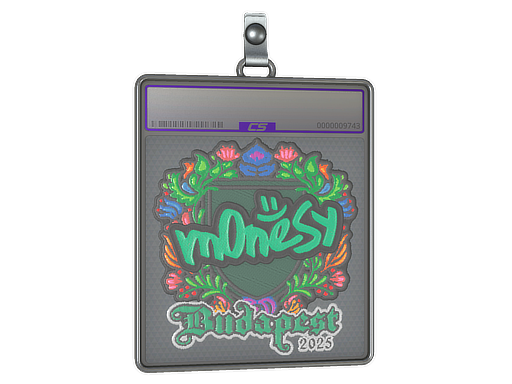 Sticker Slab | m0NESY (Embroidered) | Budapest 2025
