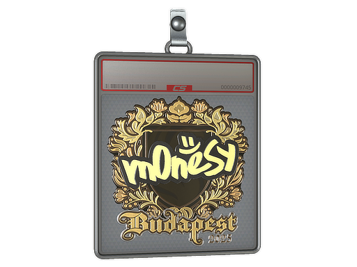 Sticker Slab | m0NESY (Gold) | Budapest 2025