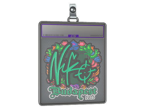 Sticker Slab | NiKo (Embroidered) | Budapest 2025
