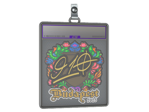 Sticker Slab | 910 (Embroidered) | Budapest 2025