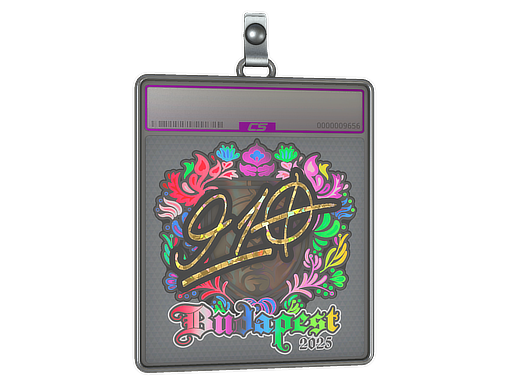 Sticker Slab | 910 (Holo) | Budapest 2025