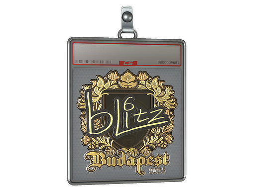 Sticker Slab | bLitz (Gold) | Budapest 2025