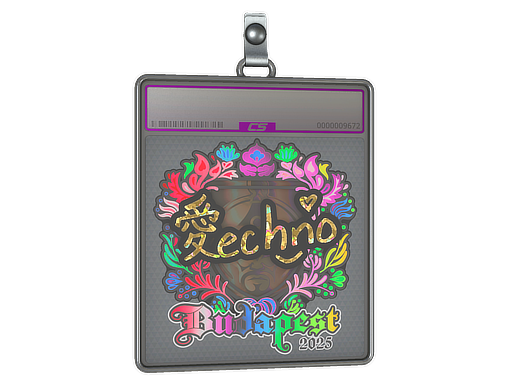 Sticker Slab | Techno4K (Holo) | Budapest 2025