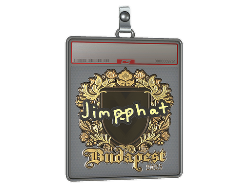 Sticker Slab | Jimpphat (Gold) | Budapest 2025