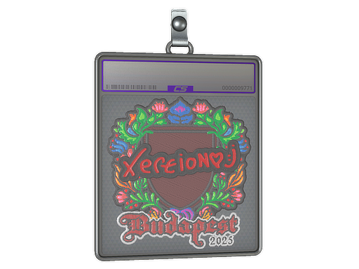 Sticker Slab | xertioN (Embroidered) | Budapest 2025