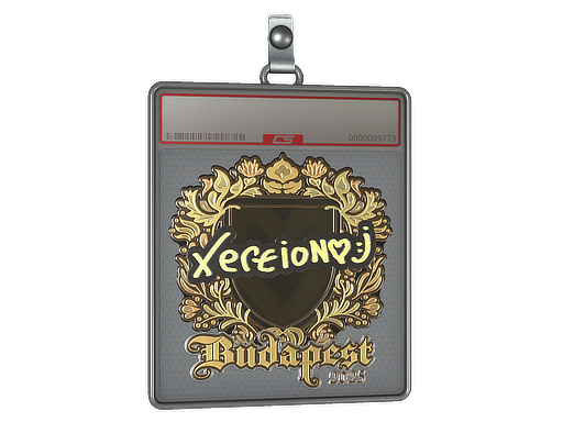 Sticker Slab | xertioN (Gold) | Budapest 2025