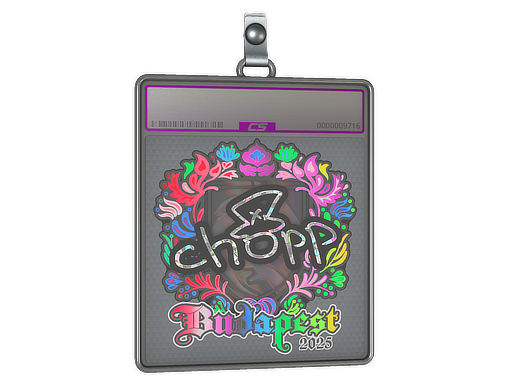 Sticker Slab | chopper (Holo) | Budapest 2025