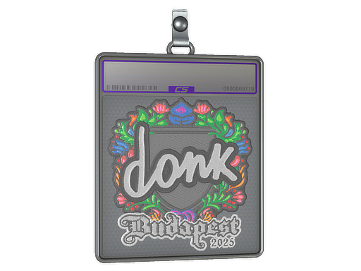 Sticker Slab | donk (Embroidered) | Budapest 2025