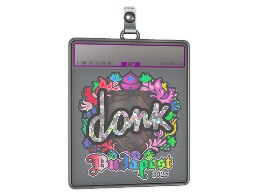 Sticker Slab | donk (Holo) | Budapest 2025
