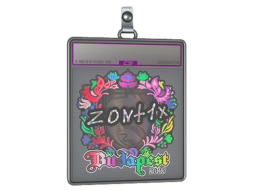 Sticker Slab | zont1x (Holo) | Budapest 2025