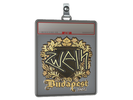Sticker Slab | zweih (Gold) | Budapest 2025