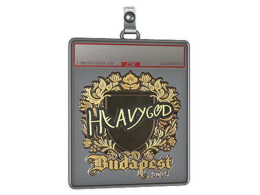 Sticker Slab | Heavygod (Gold) | Budapest 2025