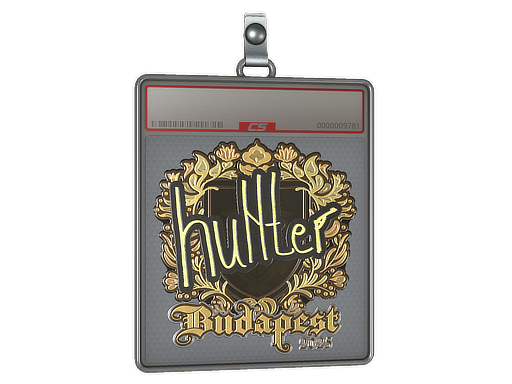 Sticker Slab | huNter- (Gold) | Budapest 2025