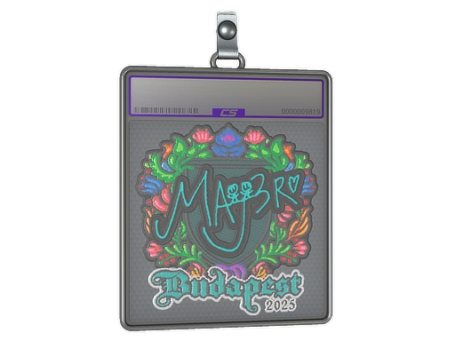 Sticker Slab | MAJ3R (Embroidered) | Budapest 2025