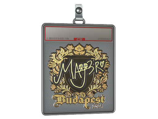 Sticker Slab | MAJ3R (Gold) | Budapest 2025