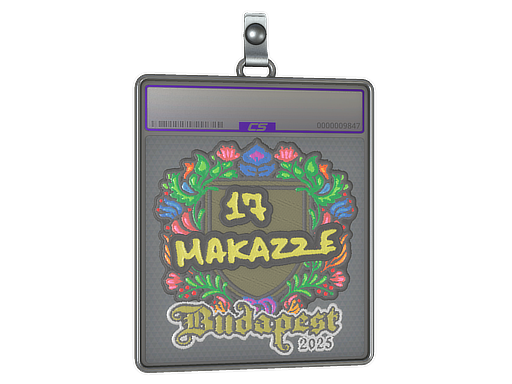 Sticker Slab | makazze (Embroidered) | Budapest 2025