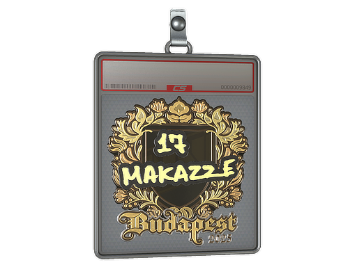 Sticker Slab | makazze (Gold) | Budapest 2025