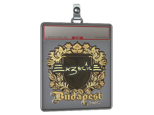 Sticker Slab | Ex3rcice (Gold) | Budapest 2025