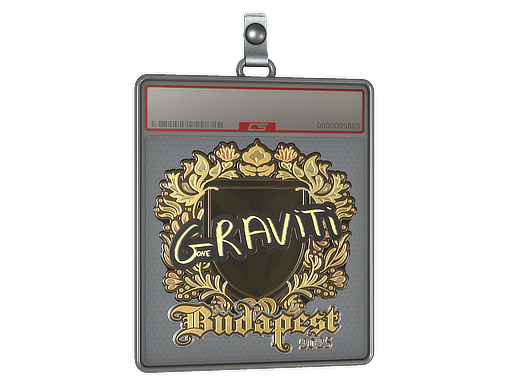 Sticker Slab | Graviti (Gold) | Budapest 2025
