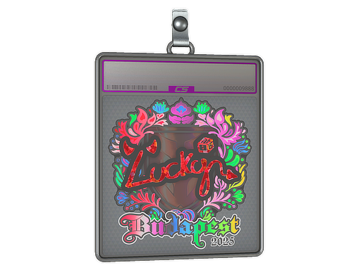 Sticker Slab | Lucky (Holo) | Budapest 2025