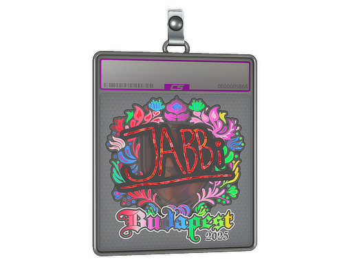 Sticker Slab | jabbi (Holo) | Budapest 2025