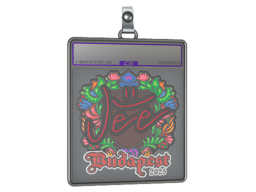 Sticker Slab | Jee (Embroidered) | Budapest 2025