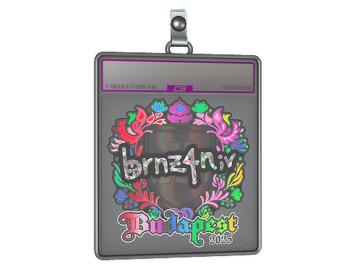 Sticker Slab | brnz4n (Holo) | Budapest 2025