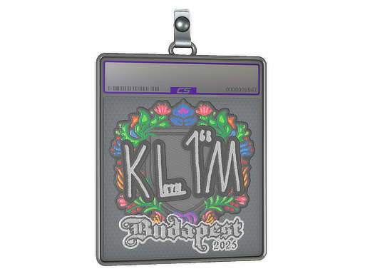Sticker Slab | kl1m (Embroidered) | Budapest 2025