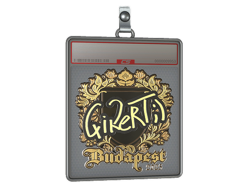 Sticker Slab | qikert (Gold) | Budapest 2025