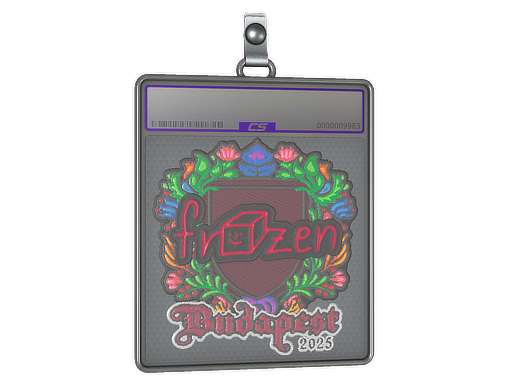 Sticker Slab | frozen (Embroidered) | Budapest 2025