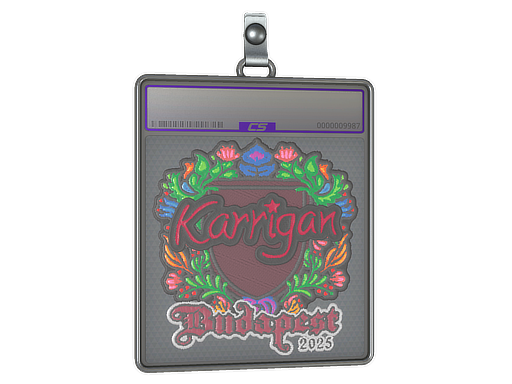 Sticker Slab | karrigan (Embroidered) | Budapest 2025