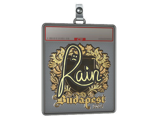 Sticker Slab | rain (Gold) | Budapest 2025