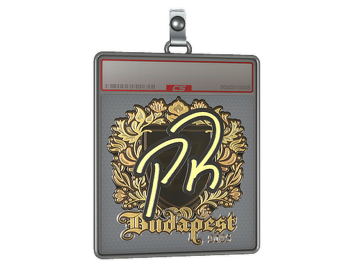 Sticker Slab | PR (Gold) | Budapest 2025