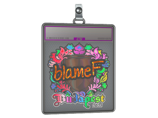 Sticker Slab | blameF (Holo) | Budapest 2025