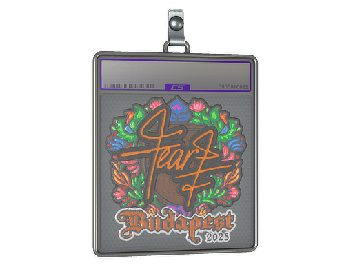 Sticker Slab | fEAR (Embroidered) | Budapest 2025