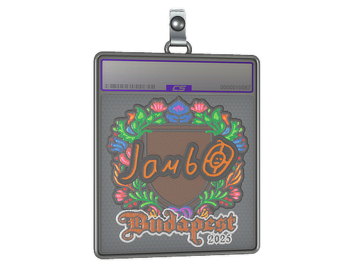 Sticker Slab | jambo (Embroidered) | Budapest 2025