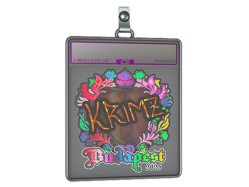 Sticker Slab | KRIMZ (Holo) | Budapest 2025