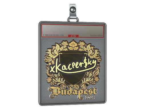 Sticker Slab | xKacpersky (Gold) | Budapest 2025