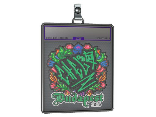 Sticker Slab | chelo (Embroidered) | Budapest 2025