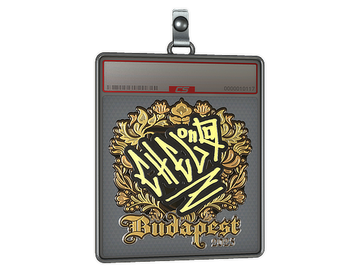 Sticker Slab | chelo (Gold) | Budapest 2025