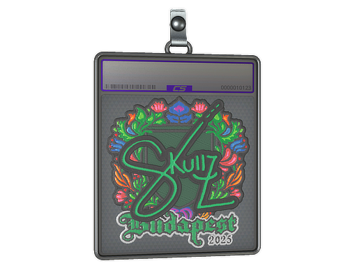 Sticker Slab | skullz (Embroidered) | Budapest 2025