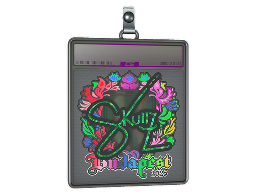 Sticker Slab | skullz (Holo) | Budapest 2025