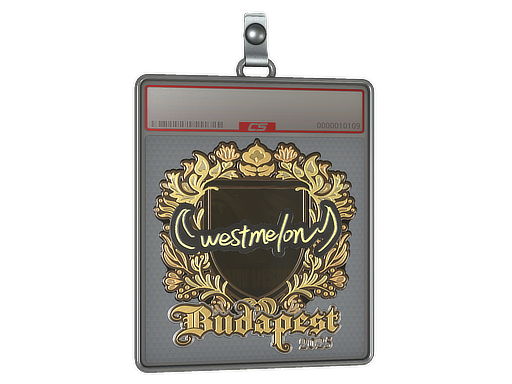 Sticker Slab | westmelon (Gold) | Budapest 2025