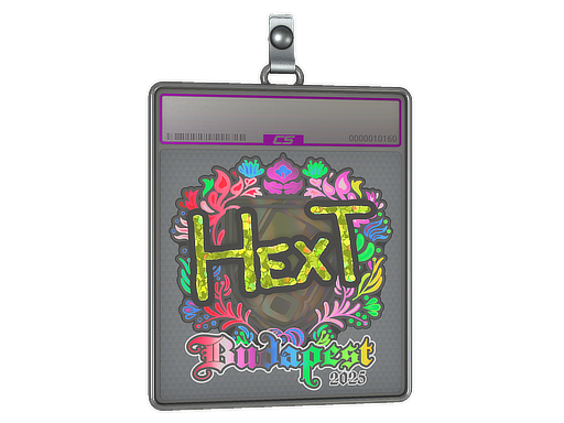 Sticker Slab | HexT (Holo) | Budapest 2025