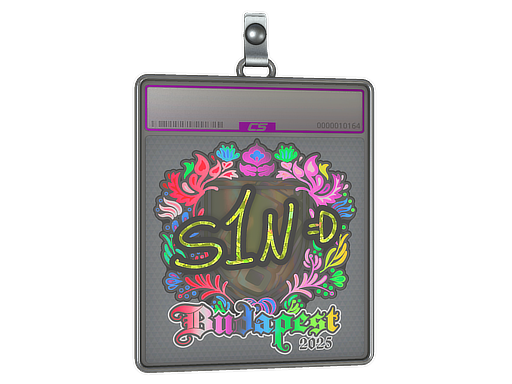 Sticker Slab | s1n (Holo) | Budapest 2025